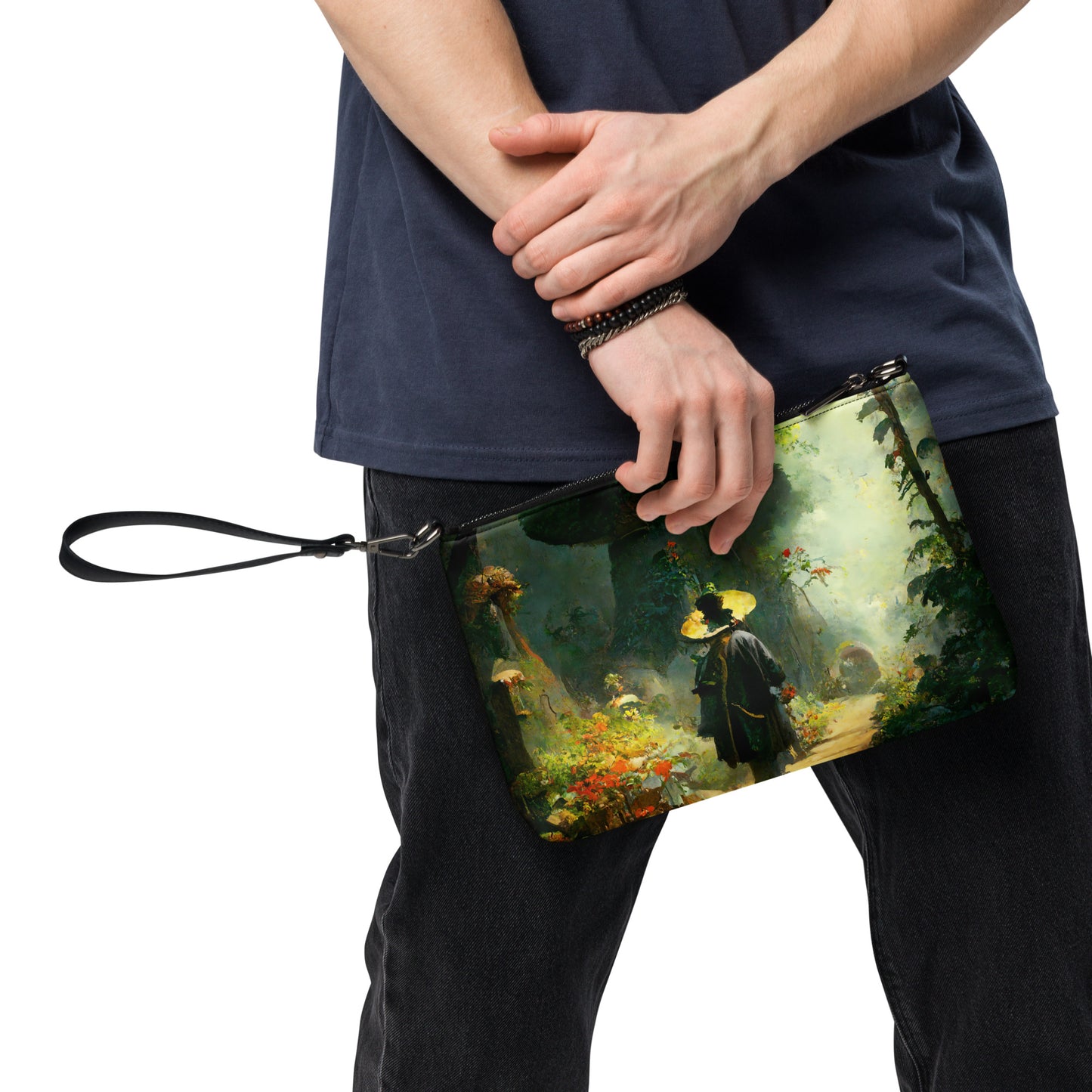 Crossbody Bag Unisex / Faux Leather / Fairytale Forest #2