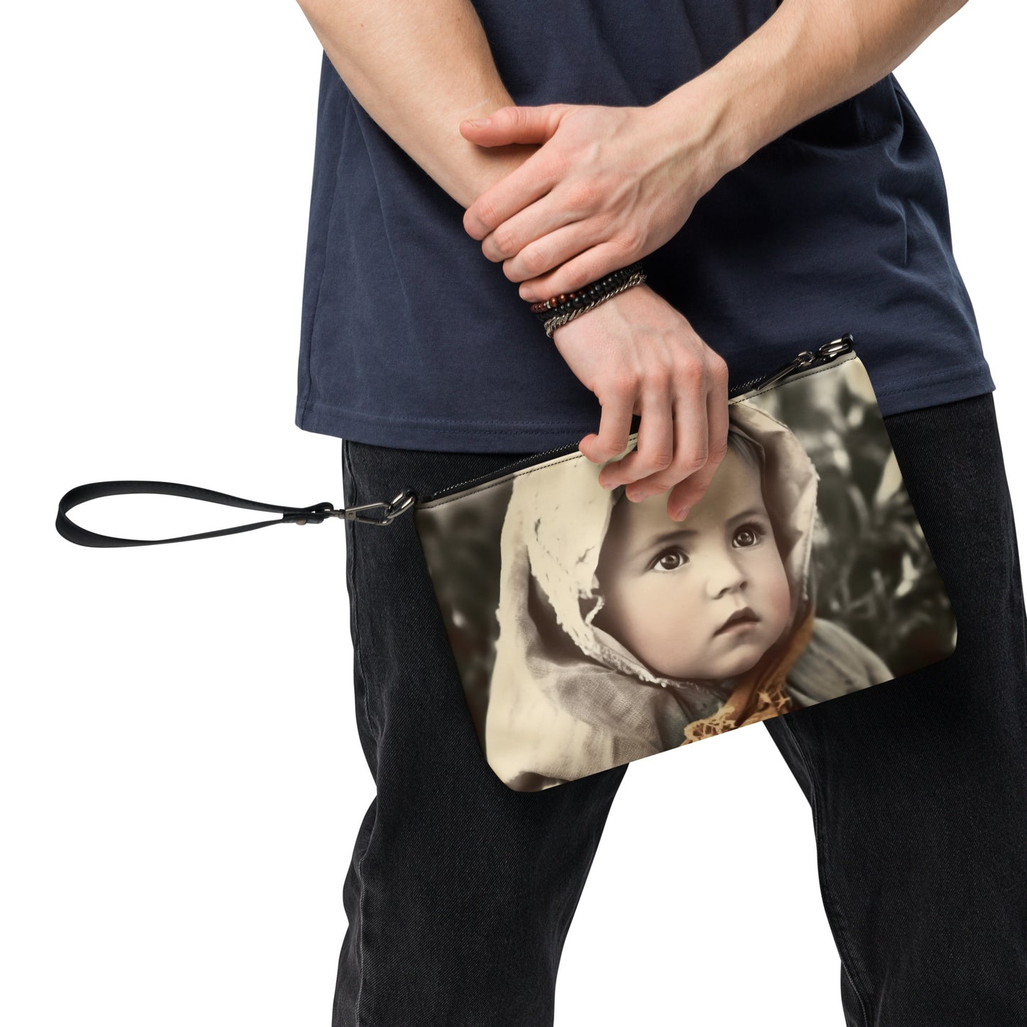 Crossbody Bag Unisex / Faux Leather / Portrait Jesus Nazareth I