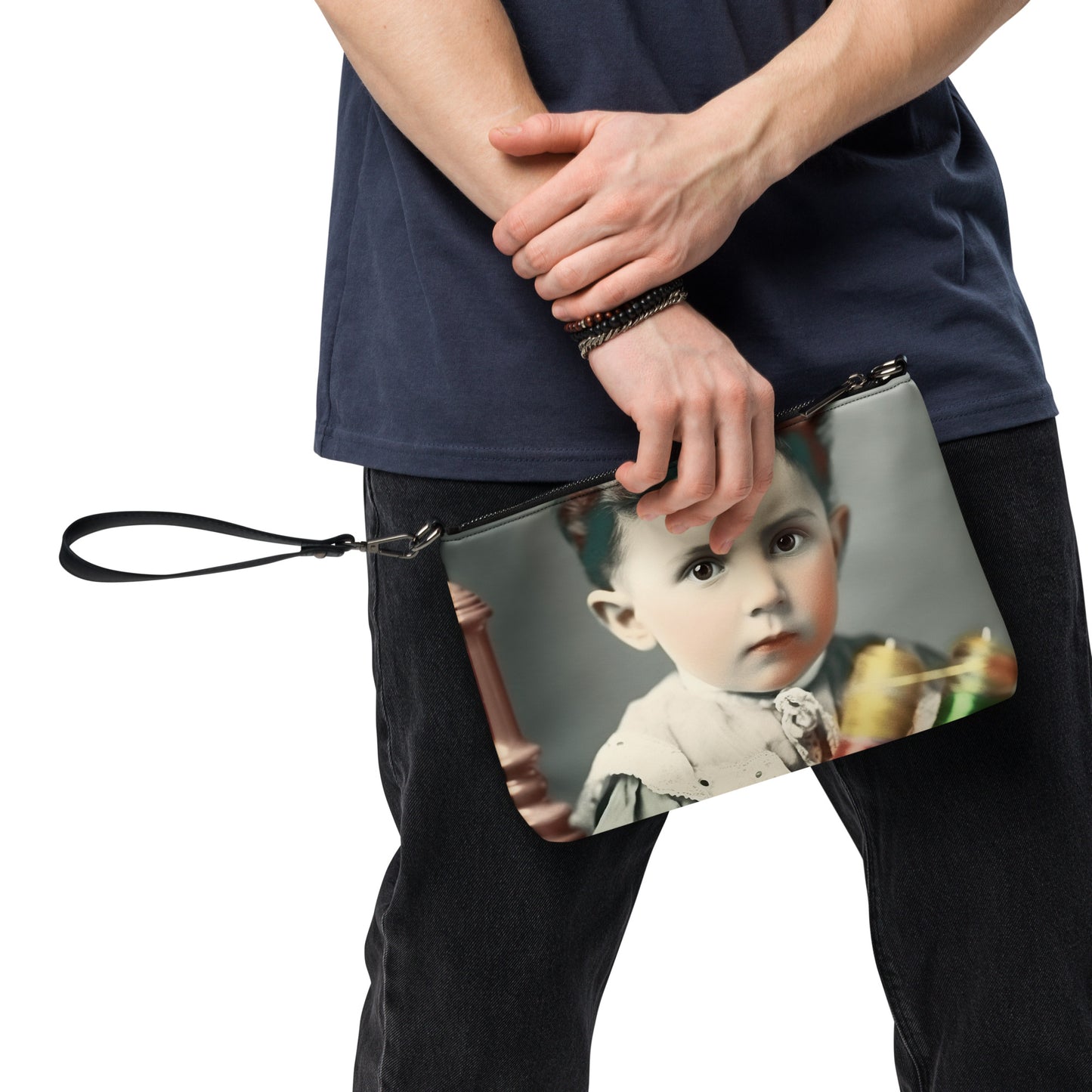 Crossbody Bag Unisex / Faux Leather / Portrait Nikola Milutin I