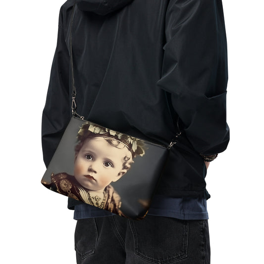 Crossbody Bag Unisex / Faux Leather / Portrait Gaius Julius I