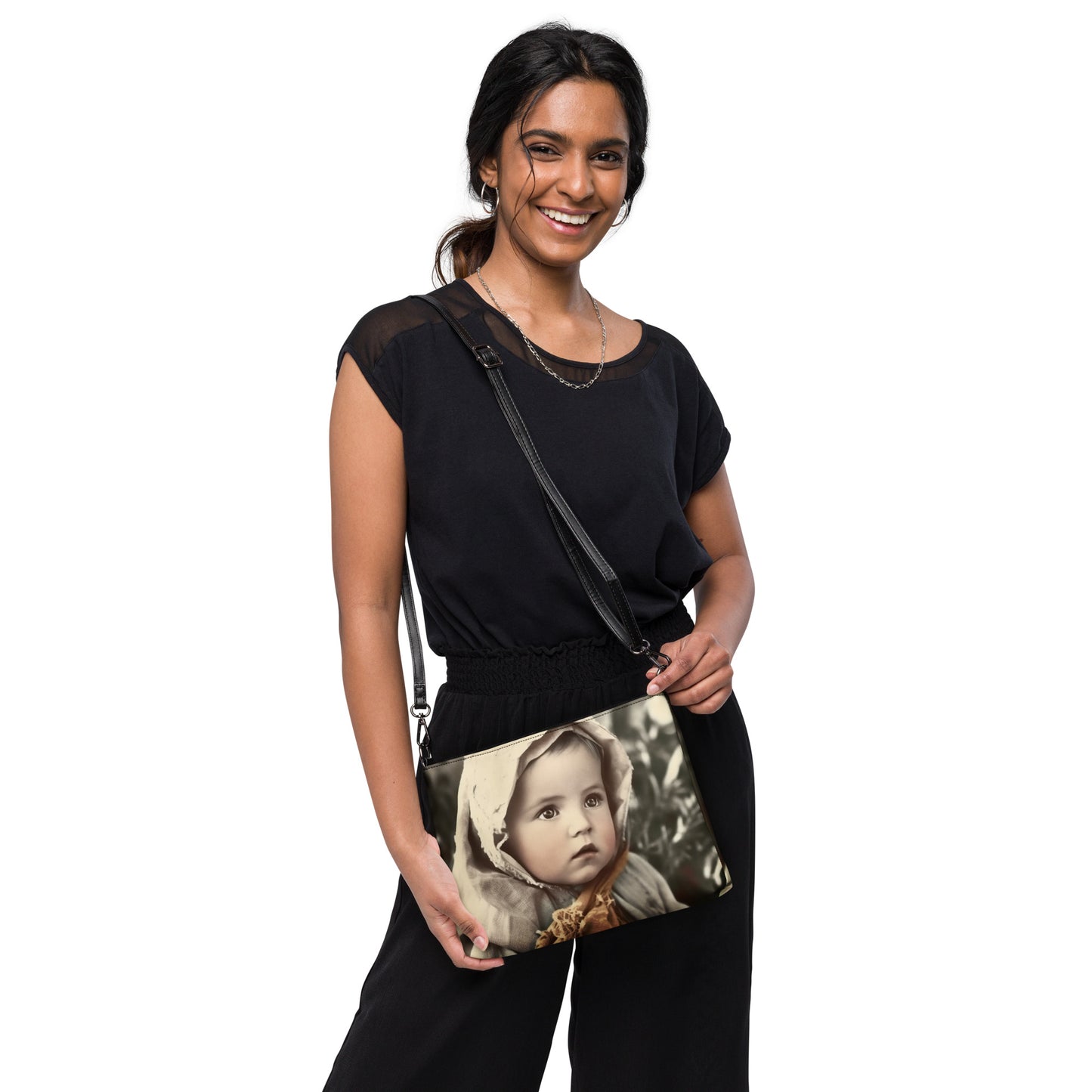 Crossbody Bag Unisex / Faux Leather / Portrait Jesus Nazareth I