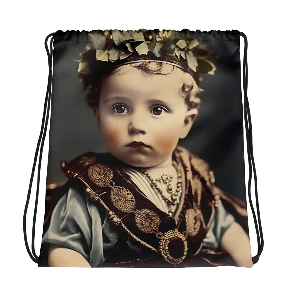 Drawstring Bag / Spun Polyester / Portrait Gaius Julius I