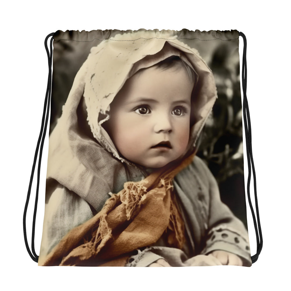 Drawstring Bag / Spun Polyester / Portrait Jesus Nazareth I