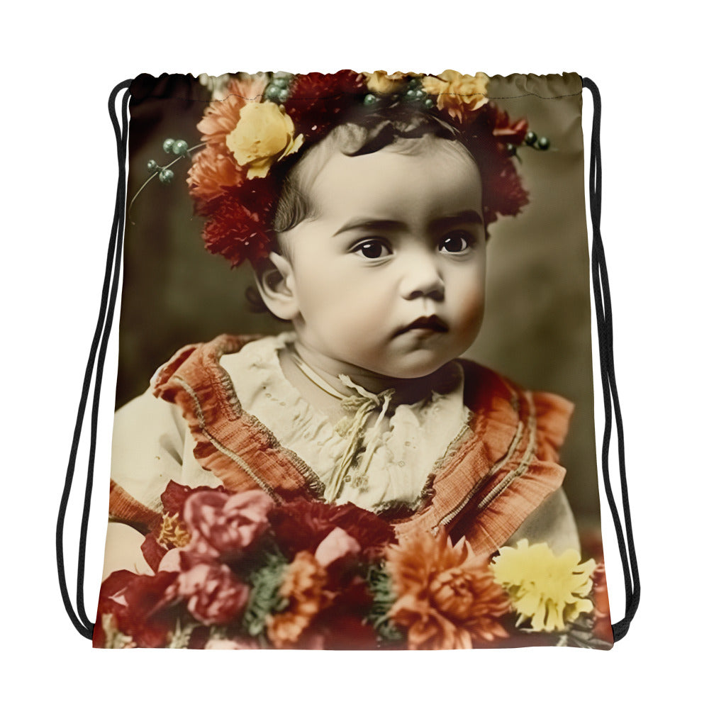 Drawstring Bag / Spun Polyester / Portrait Magdalena Frida I