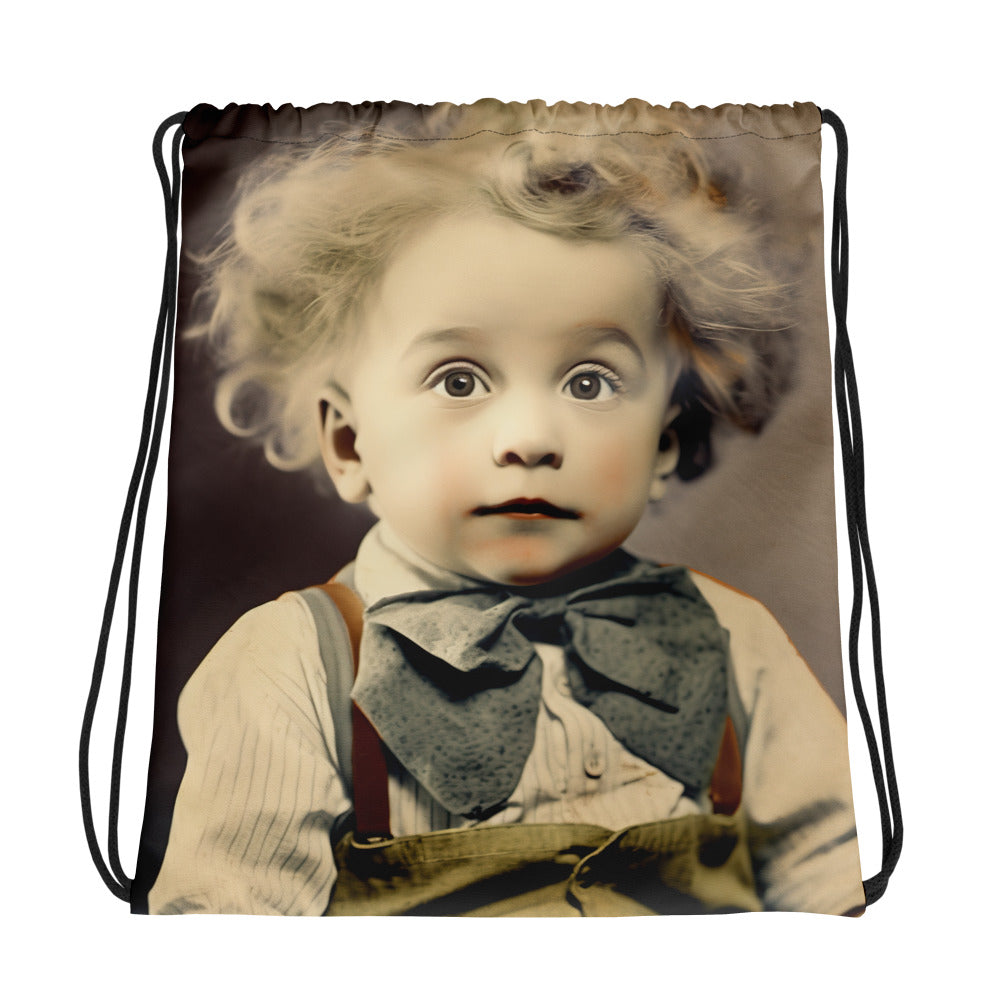 Drawstring Bag / Spun Polyester / Portrait Albert Hermann II