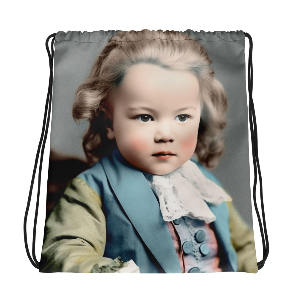 Drawstring Bag / Spun Polyester / Portrait Johann Sebastian V