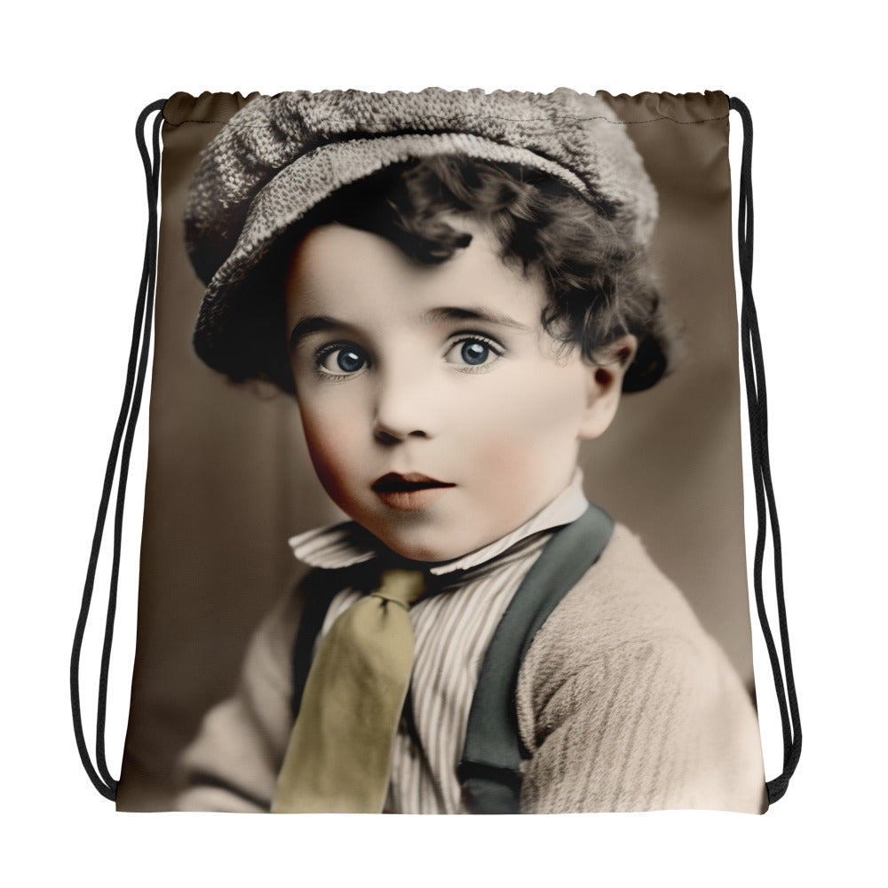 Drawstring Bag / Spun Polyester / Portrait Charles 'Charlie' Spencer III