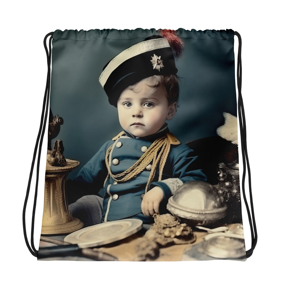 Drawstring Bag / Spun Polyester / Portrait Napoleon Carlo VIII