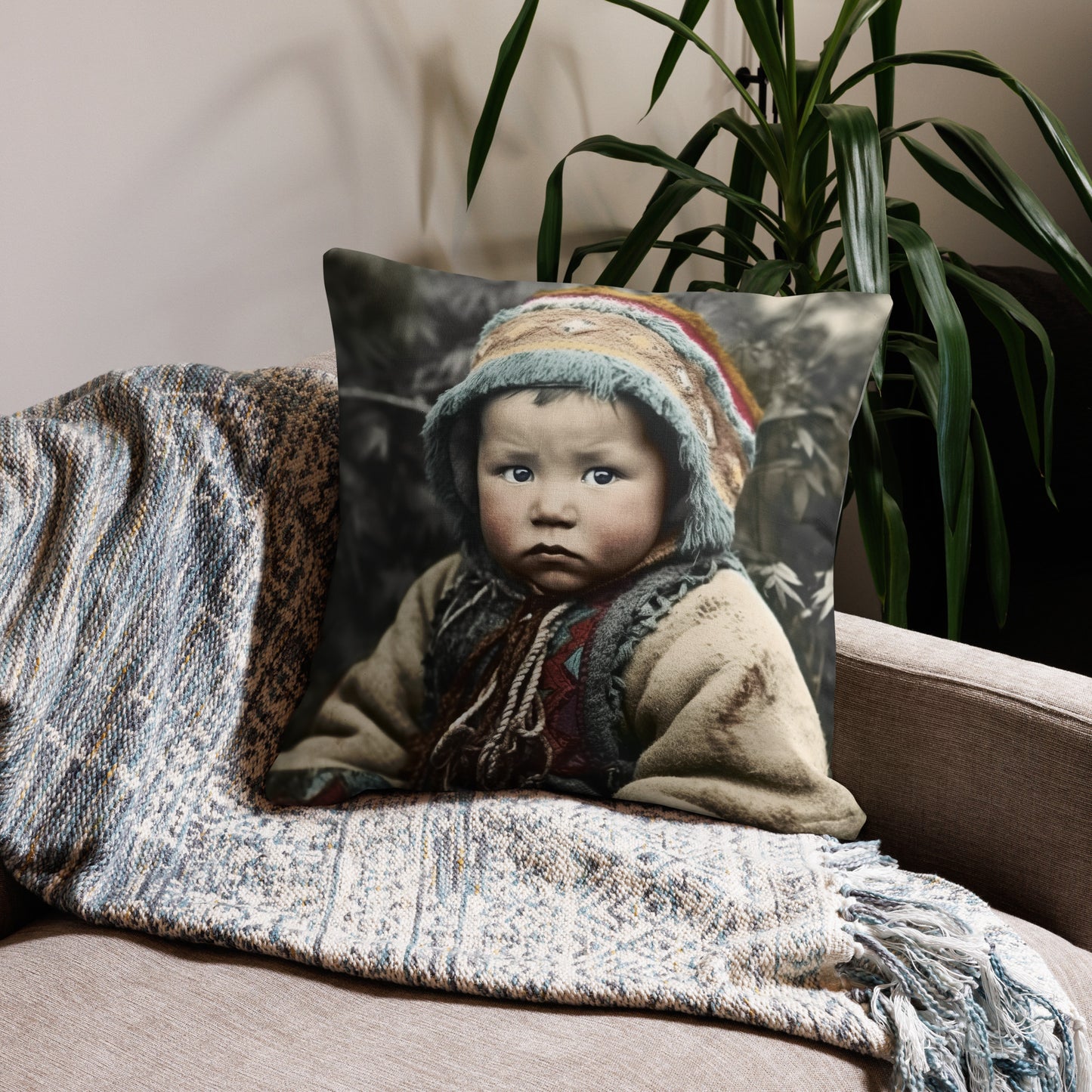 Pillow / Premium / Portrait Koelbjerg Child I