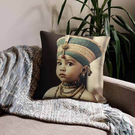 Pillow / Premium / Portrait Nefertiti Neferneferuaten I