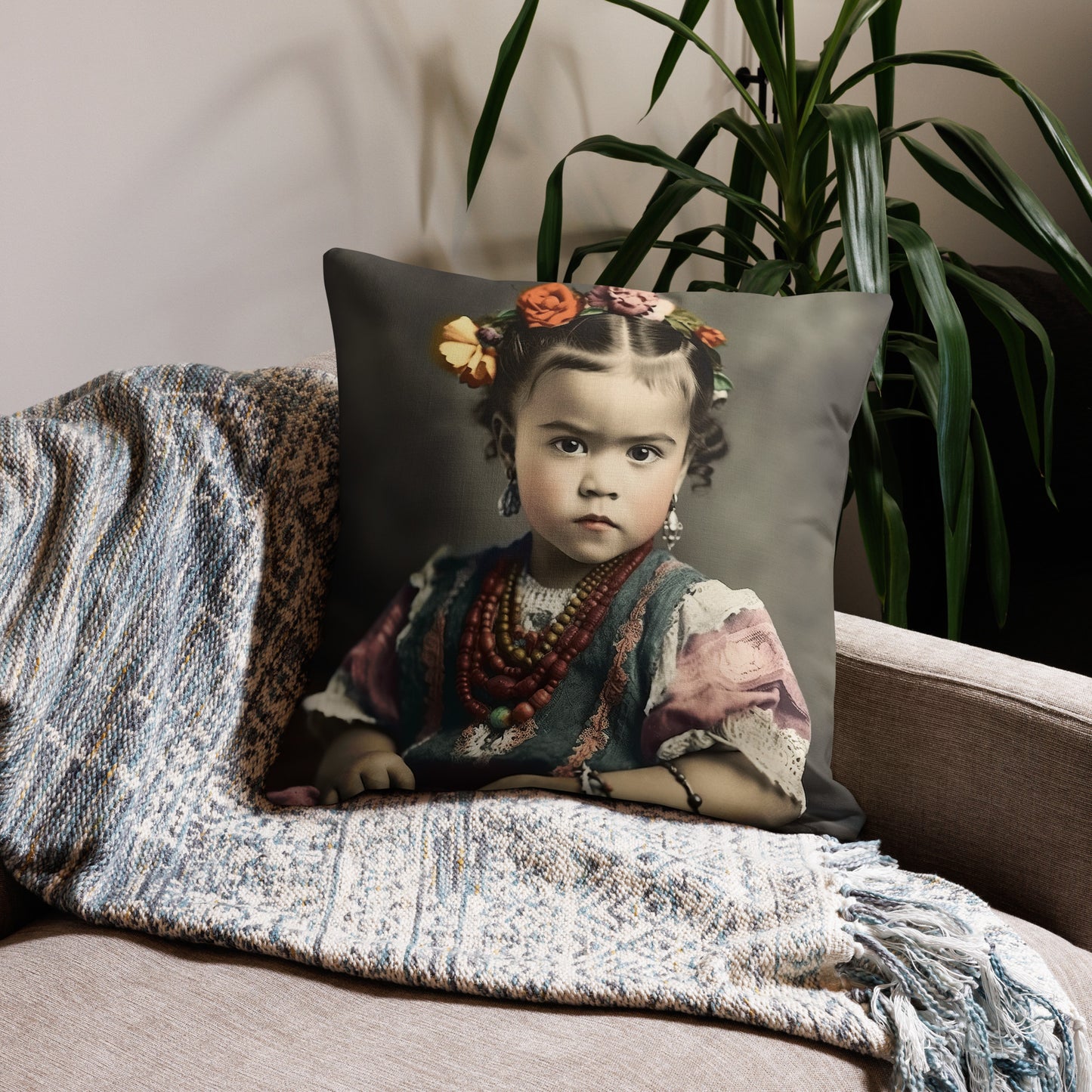 Pillow / Premium / Portrait Magdalena Frida VIII