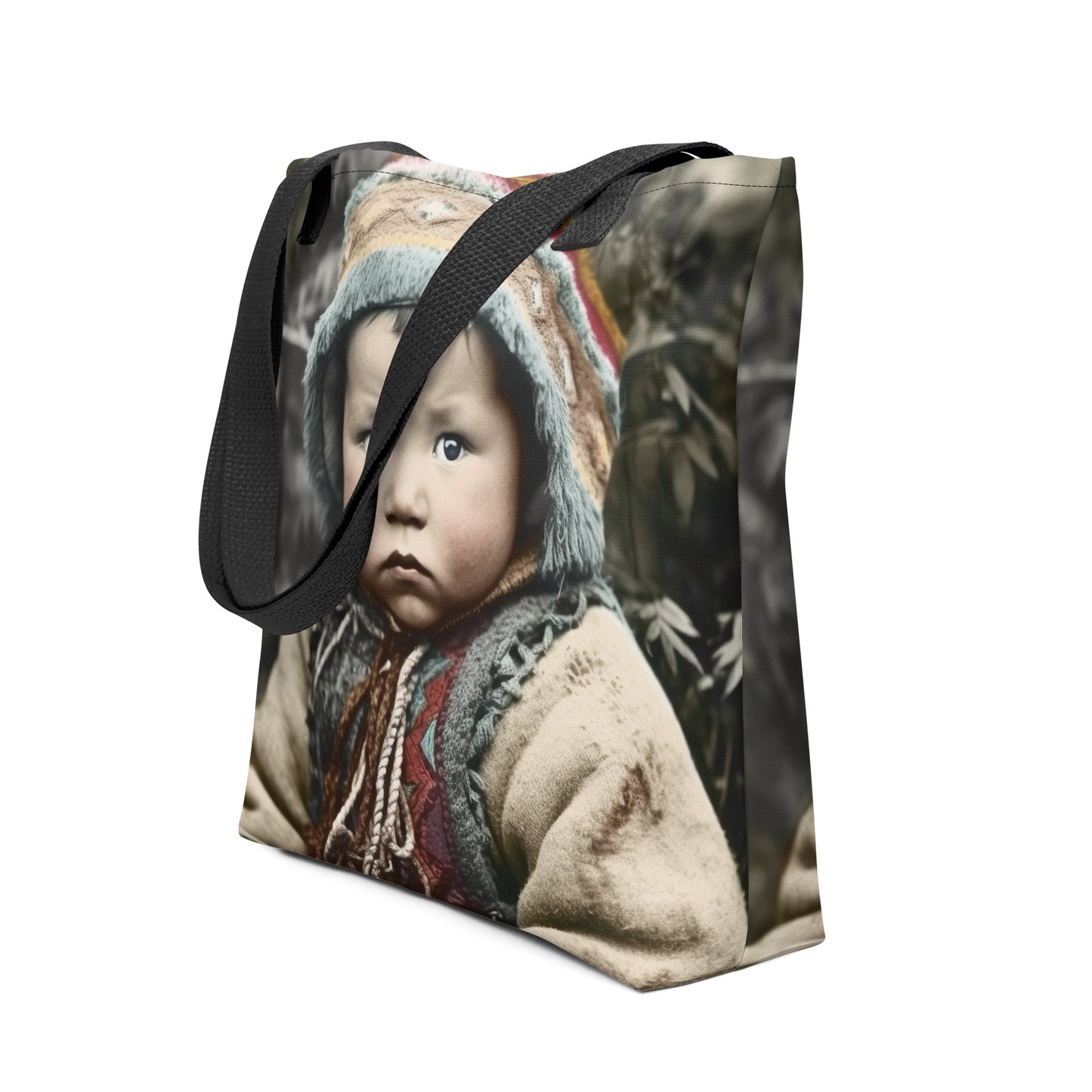 Tote Bag / Spun Polyester / Portrait Koelbjerg Child I