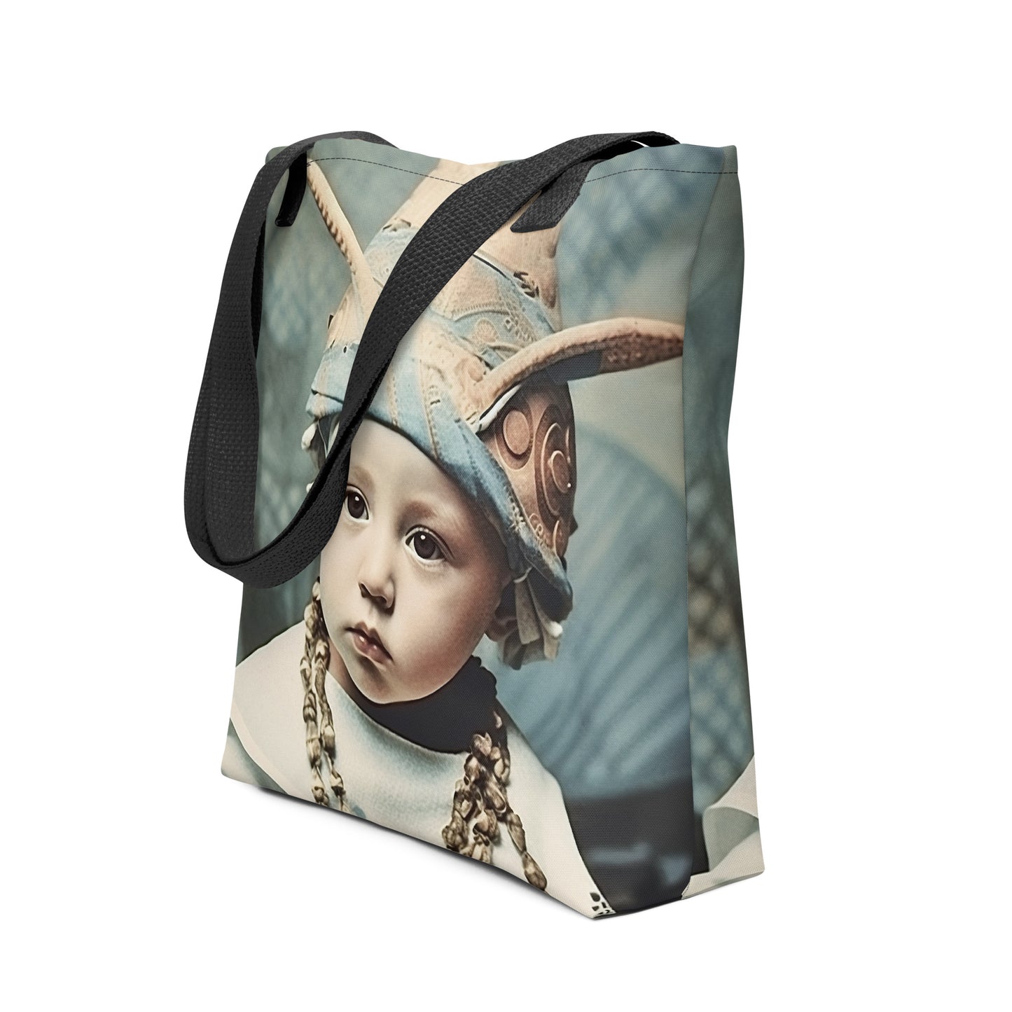 Tote Bag / Spun Polyester / Portrait Akhenaten Amenhotep II