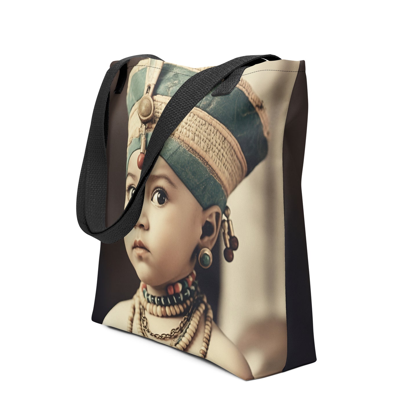 Tote Bag / Spun Polyester / Portrait Nefertiti Neferneferuaten I