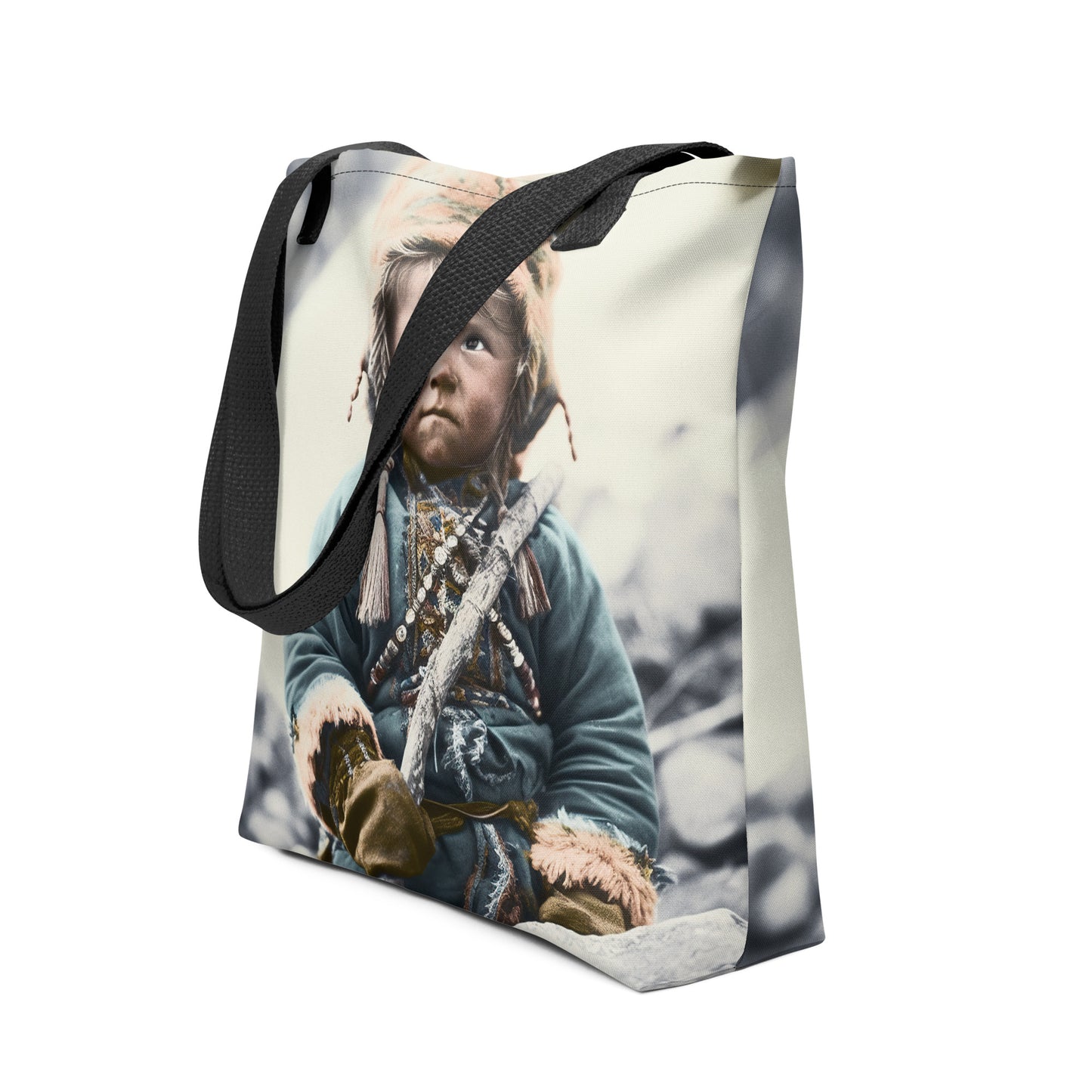 Tote Bag / Spun Polyester / Portrait Ötzi Tisenjoch II