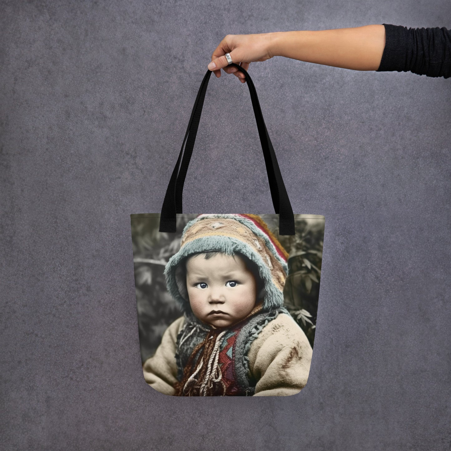 Tote Bag / Spun Polyester / Portrait Koelbjerg Child I