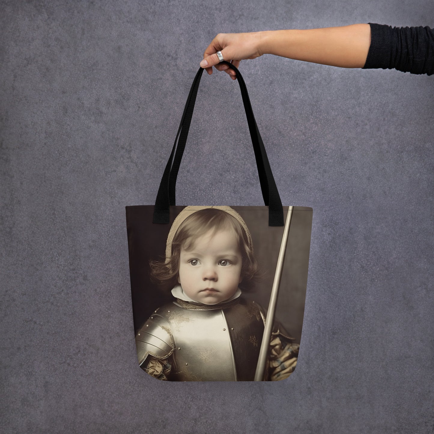 Tote Bag / Spun Polyester / Portrait Jeanne 'Joan' Arc II