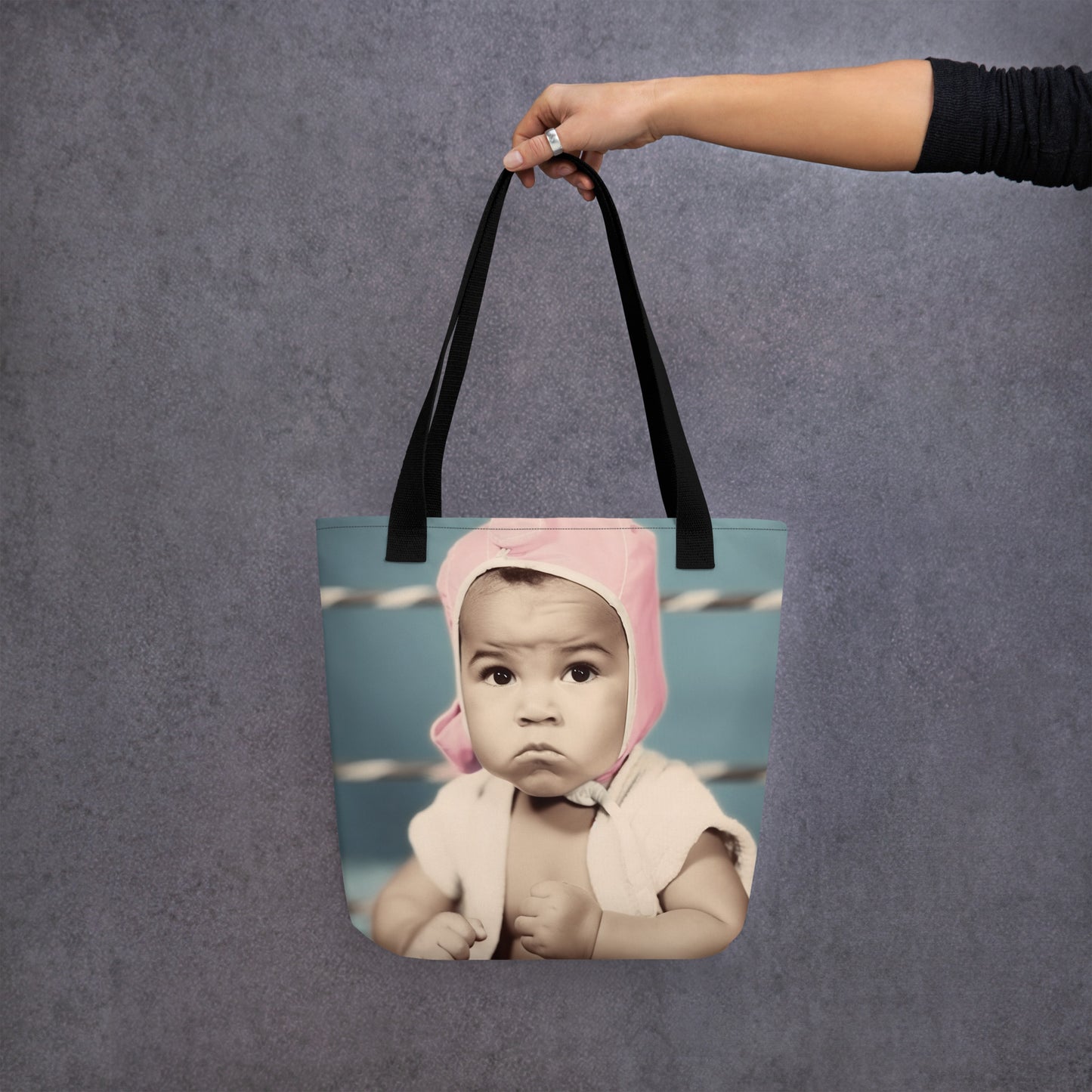 Tote Bag / Spun Polyester / Portrait Cassius 'Muhammad' Marcellus III