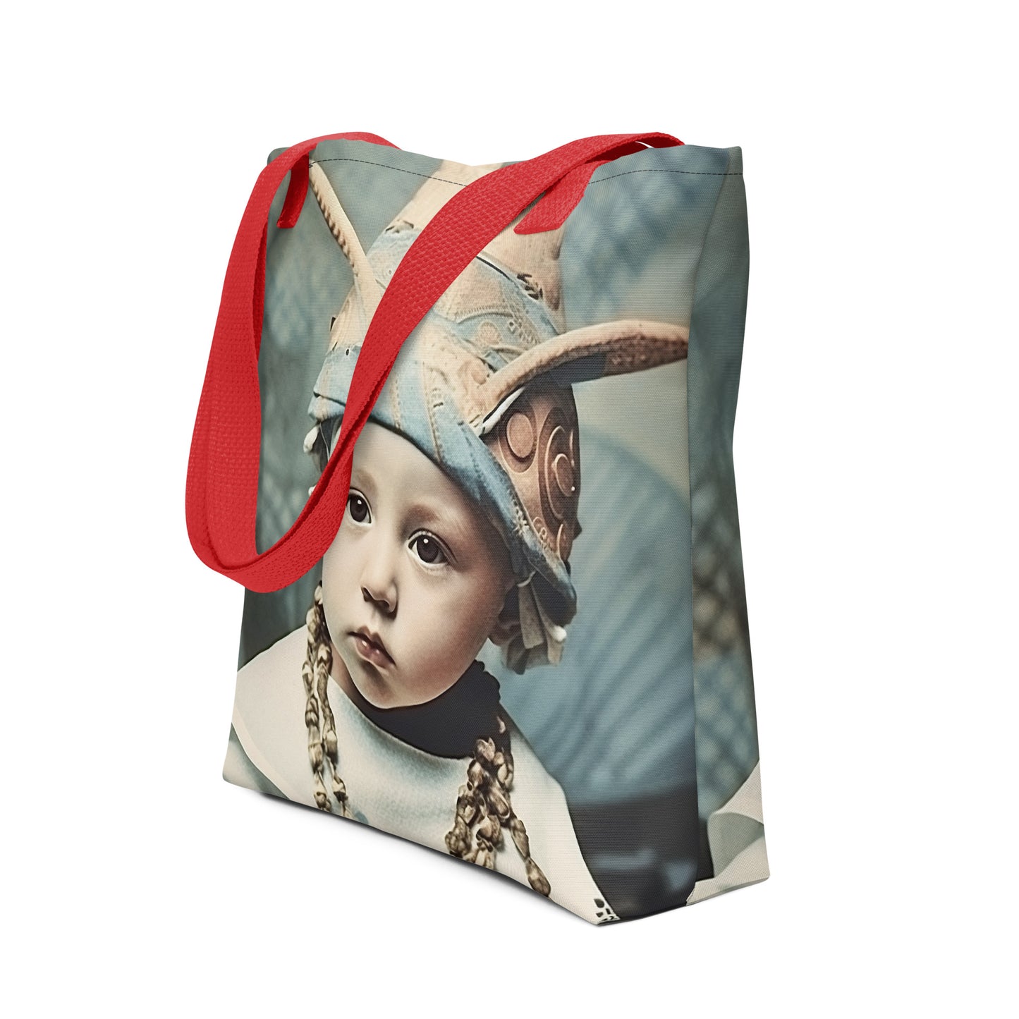 Tote Bag / Spun Polyester / Portrait Akhenaten Amenhotep II