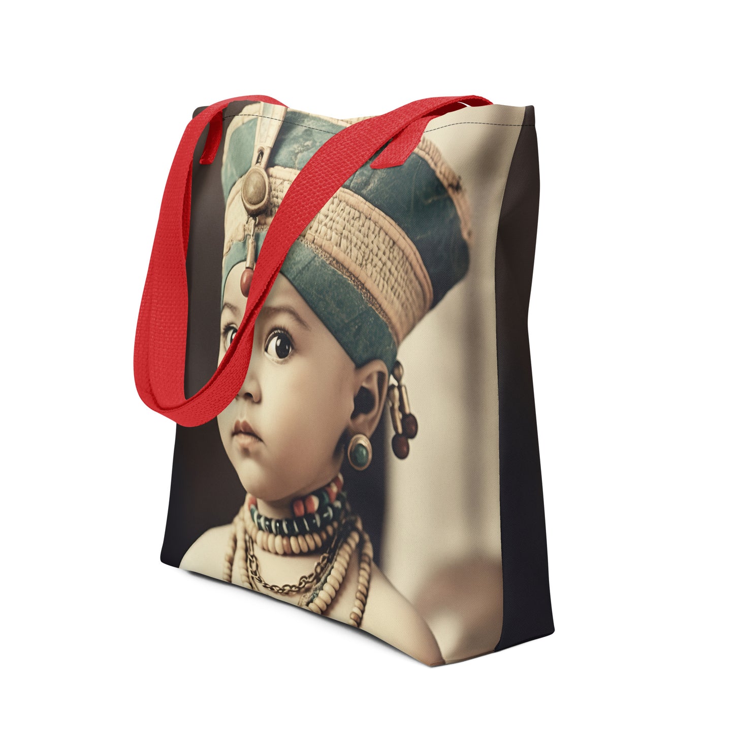 Tote Bag / Spun Polyester / Portrait Nefertiti Neferneferuaten I