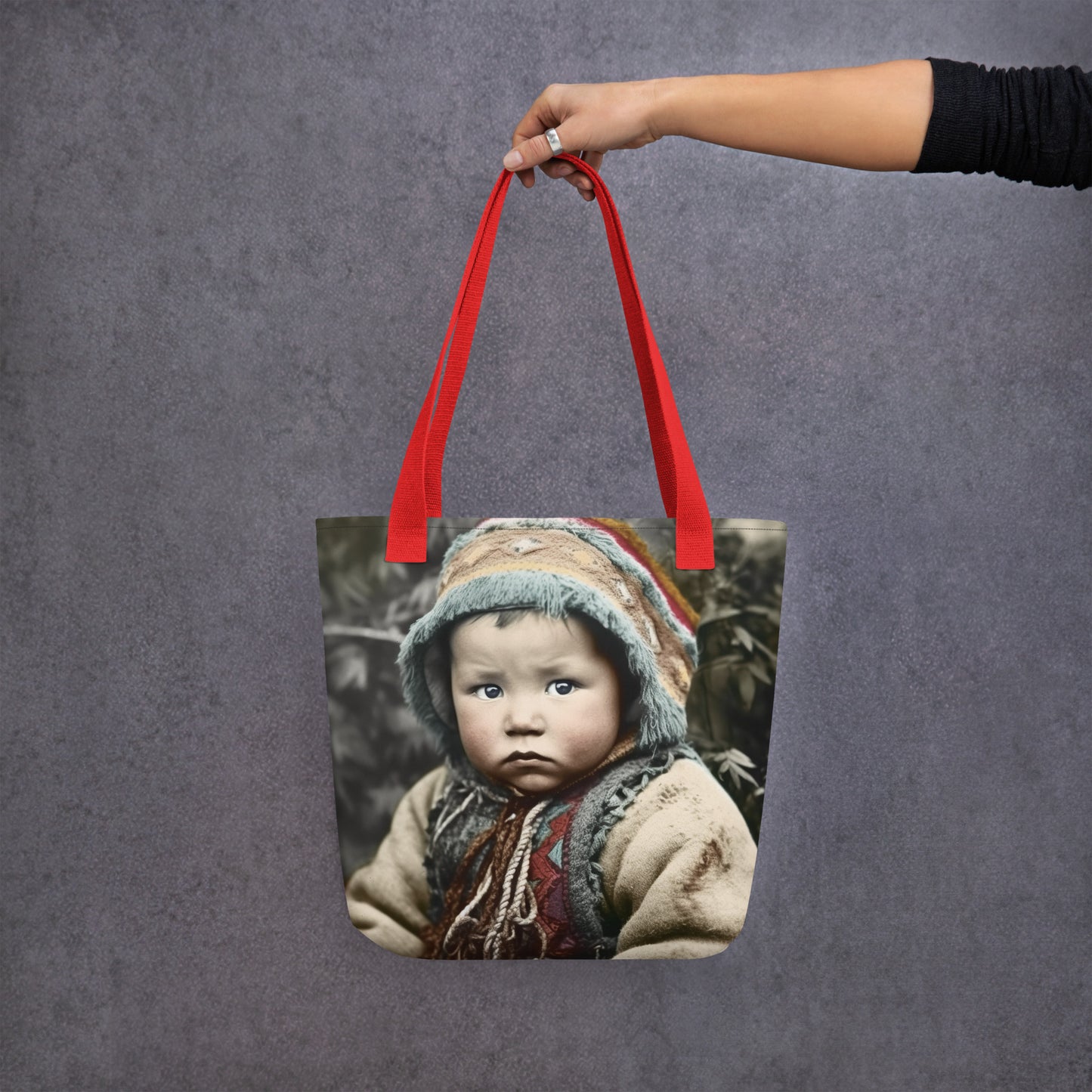 Tote Bag / Spun Polyester / Portrait Koelbjerg Child I