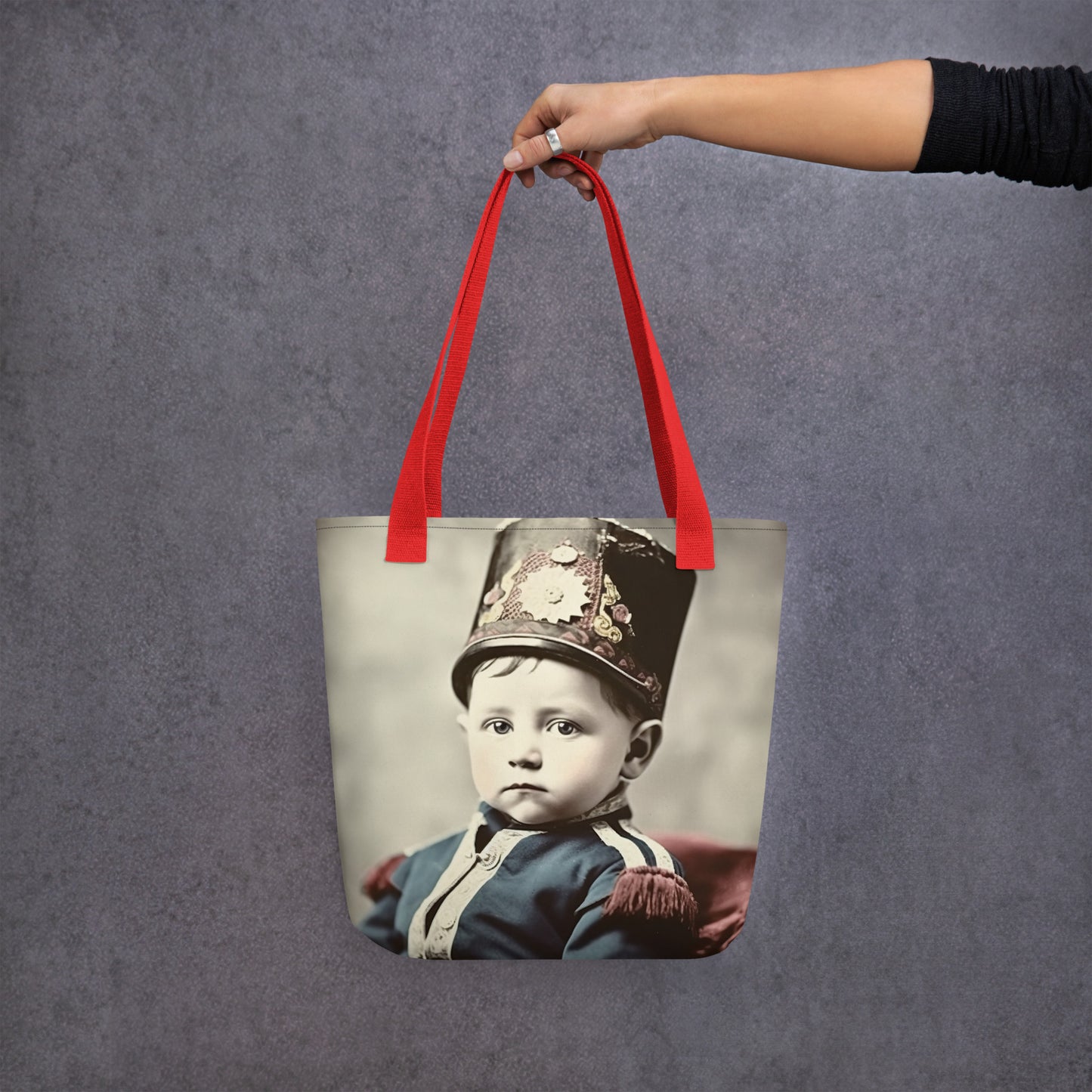 Tote Bag / Spun Polyester / Portrait Napoleon Carlo III