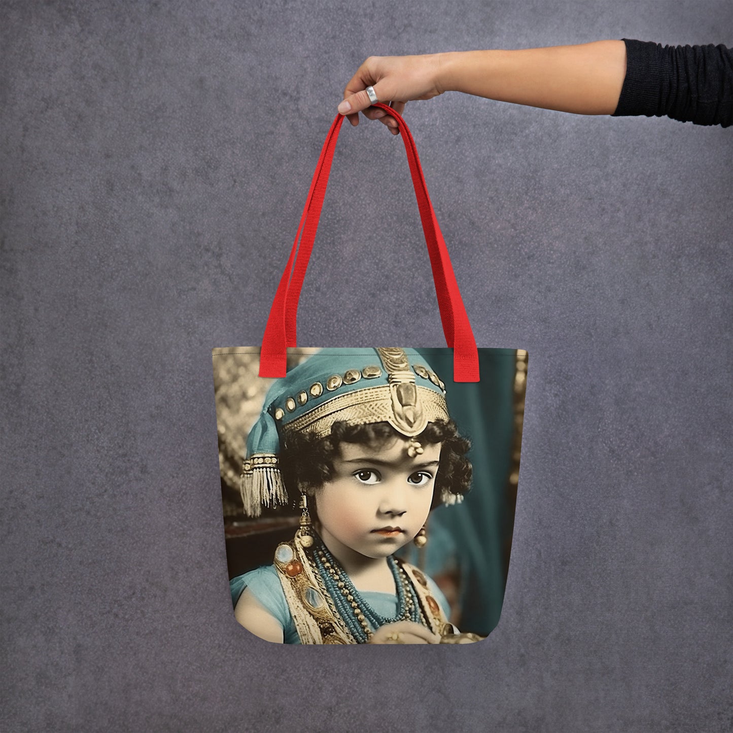 Tote Bag / Spun Polyester / Portrait Cleopatra Philopator II