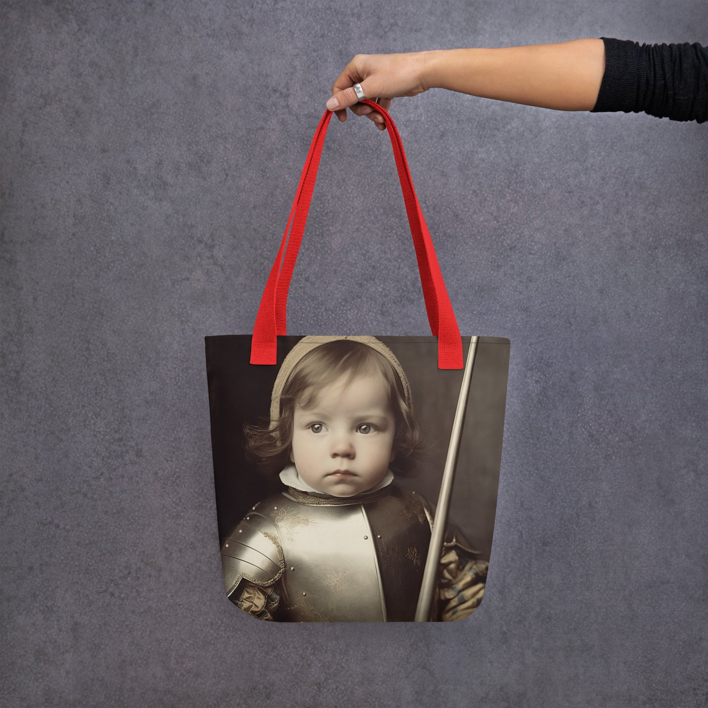 Tote Bag / Spun Polyester / Portrait Jeanne 'Joan' Arc II