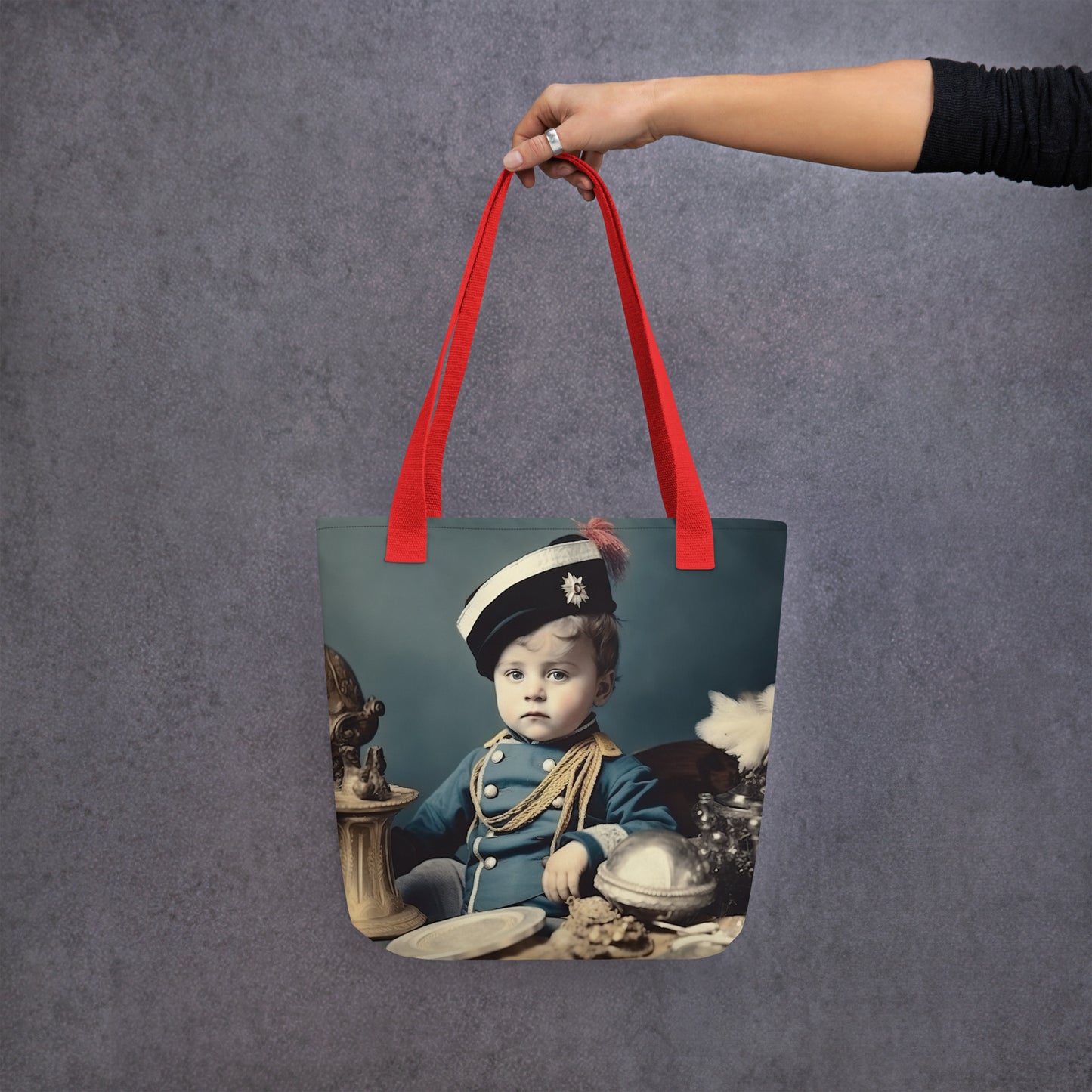 Tote Bag / Spun Polyester / Portrait Napoleon Carlo VIII