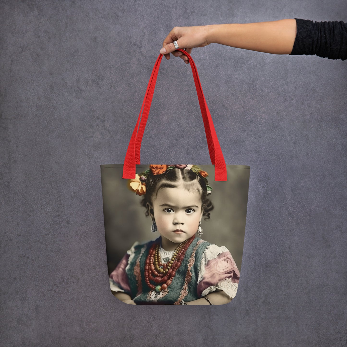 Tote Bag / Spun Polyester / Portrait Magdalena Frida VIII