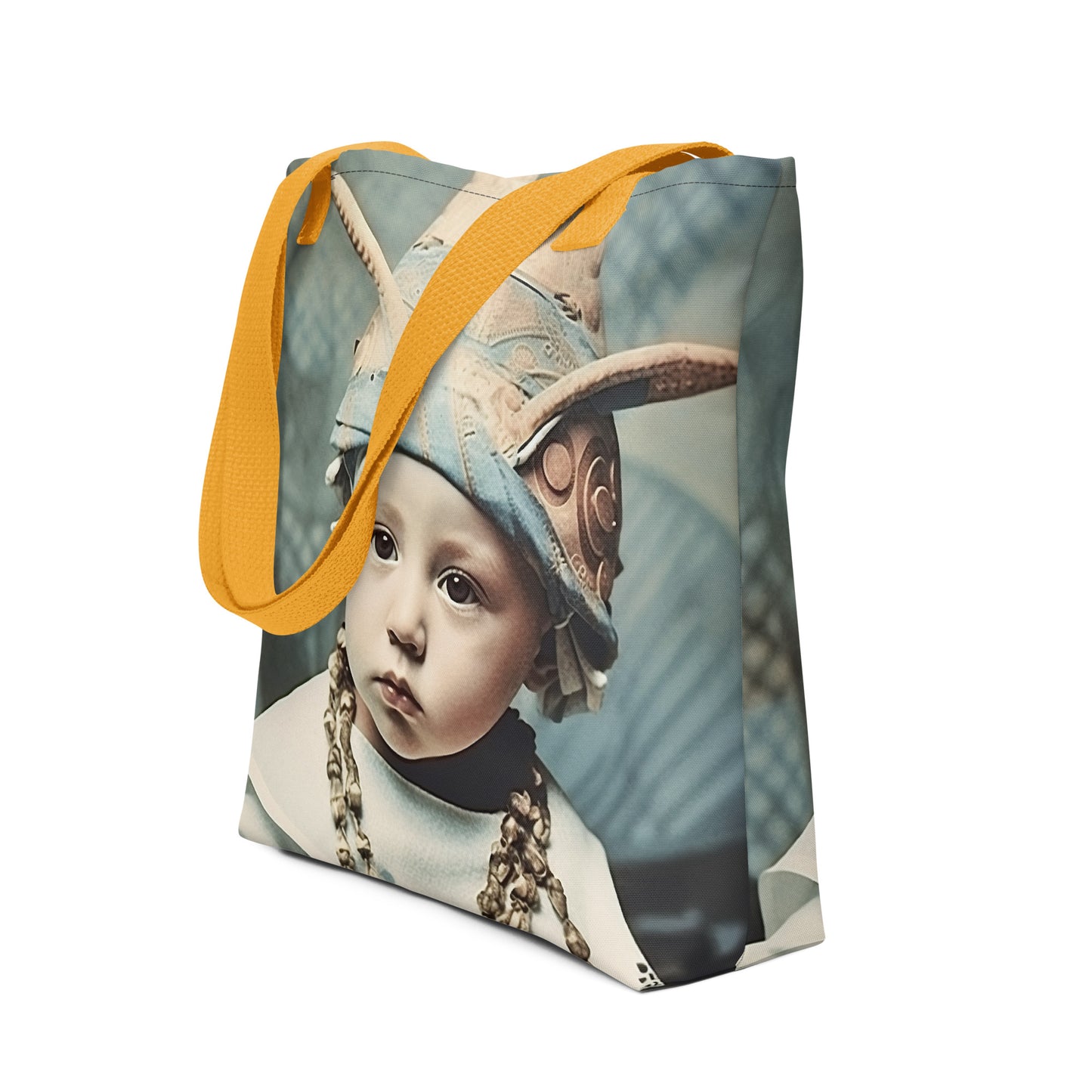 Tote Bag / Spun Polyester / Portrait Akhenaten Amenhotep II