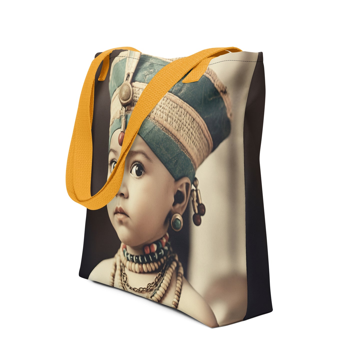 Tote Bag / Spun Polyester / Portrait Nefertiti Neferneferuaten I