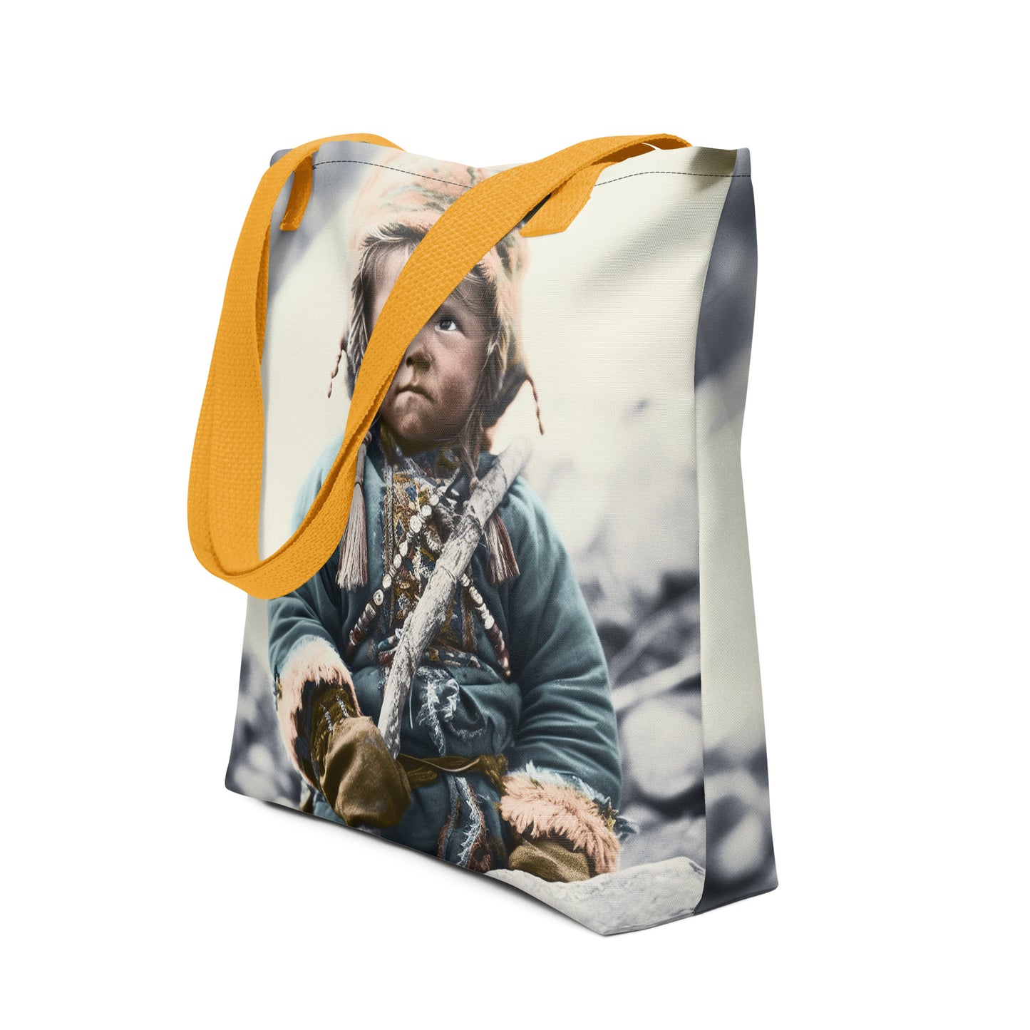 Tote Bag / Spun Polyester / Portrait Ötzi Tisenjoch II