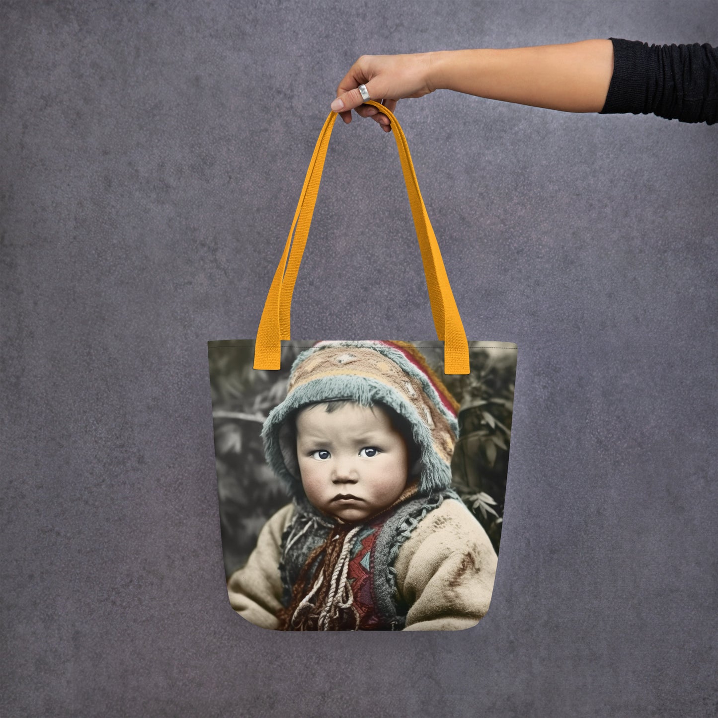 Tote Bag / Spun Polyester / Portrait Koelbjerg Child I