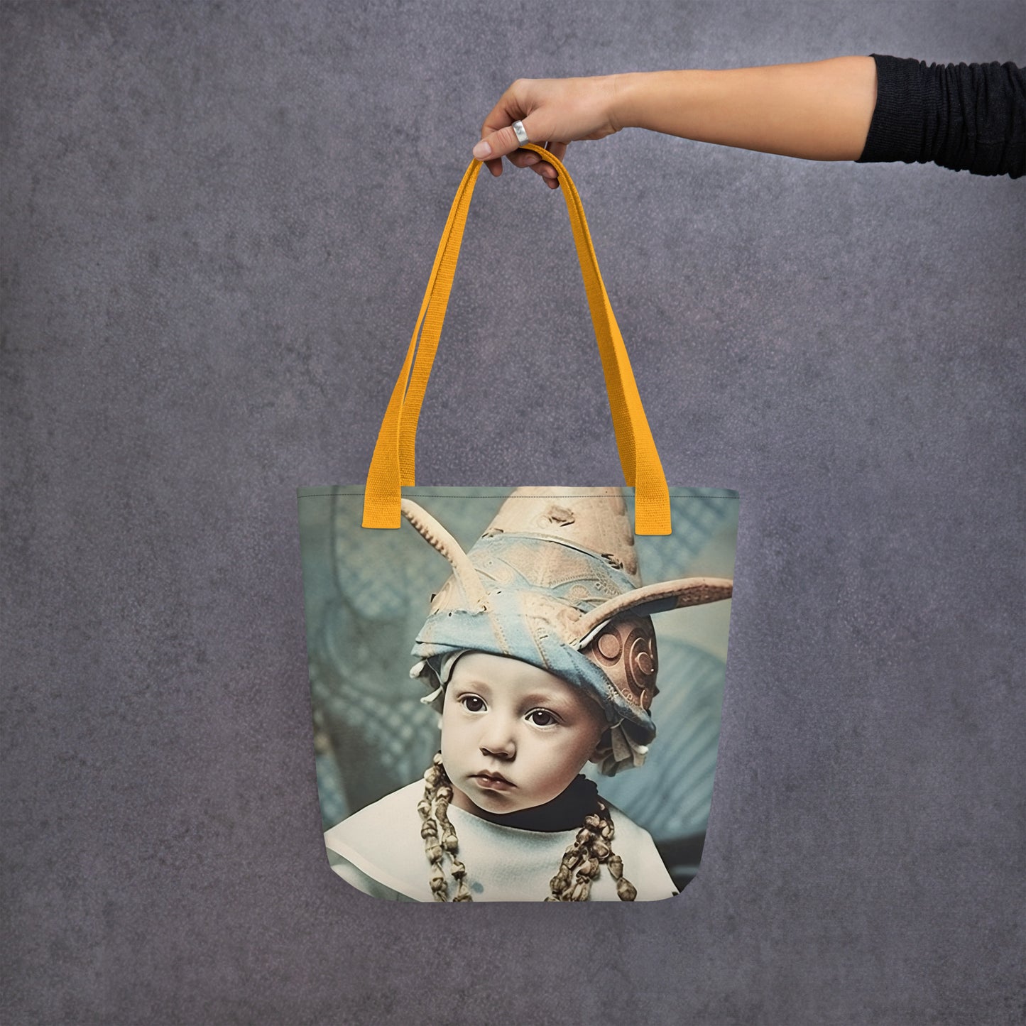 Tote Bag / Spun Polyester / Portrait Akhenaten Amenhotep II