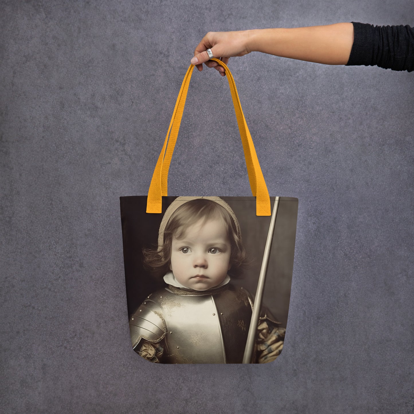 Tote Bag / Spun Polyester / Portrait Jeanne 'Joan' Arc II