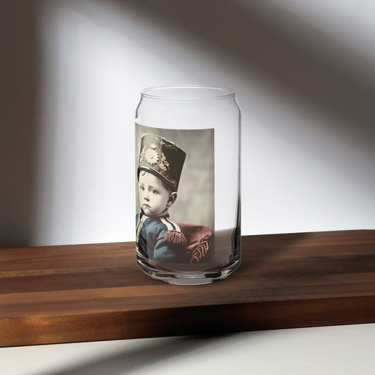 Glass / Can Shape / Portrait Napoleon Carlo III