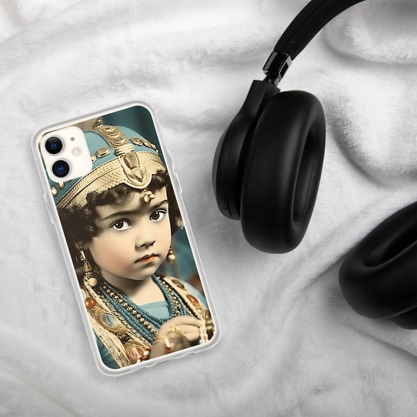 iPhone® Case / Clear Edition / Portrait Cleopatra Philopator II