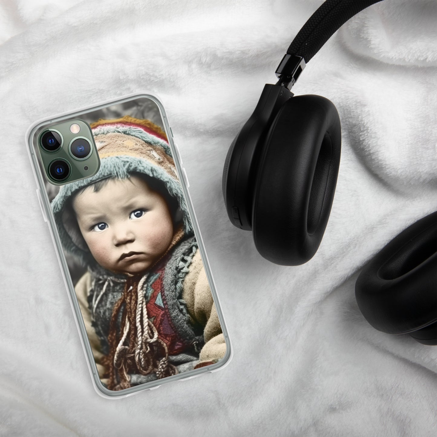 iPhone® Case / Clear Edition / Portrait Koelbjerg Child I