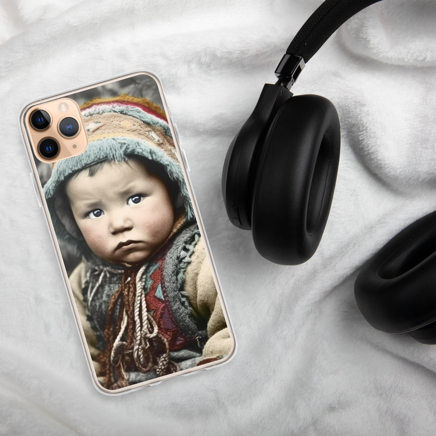 iPhone® Case / Clear Edition / Portrait Koelbjerg Child I