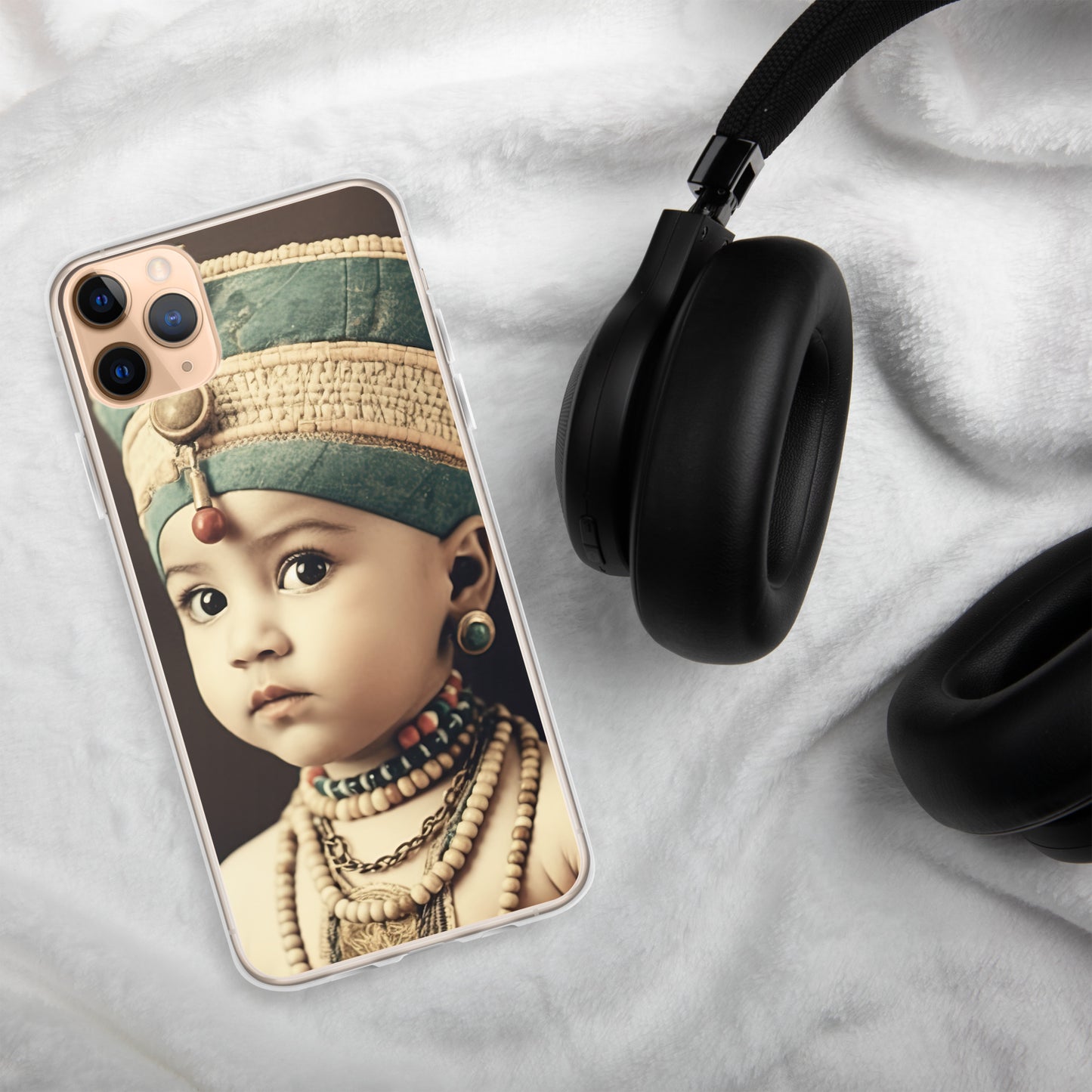 iPhone® Case / Clear Edition / Portrait Nefertiti Neferneferuaten I