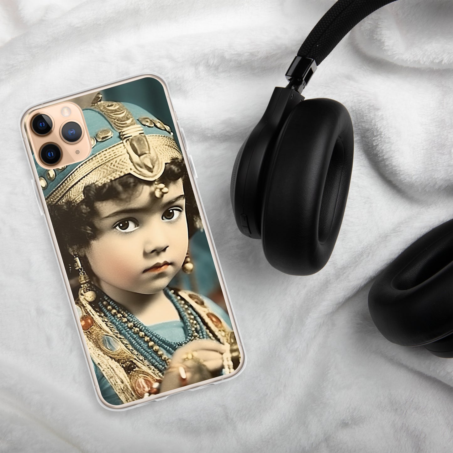 iPhone® Case / Clear Edition / Portrait Cleopatra Philopator II