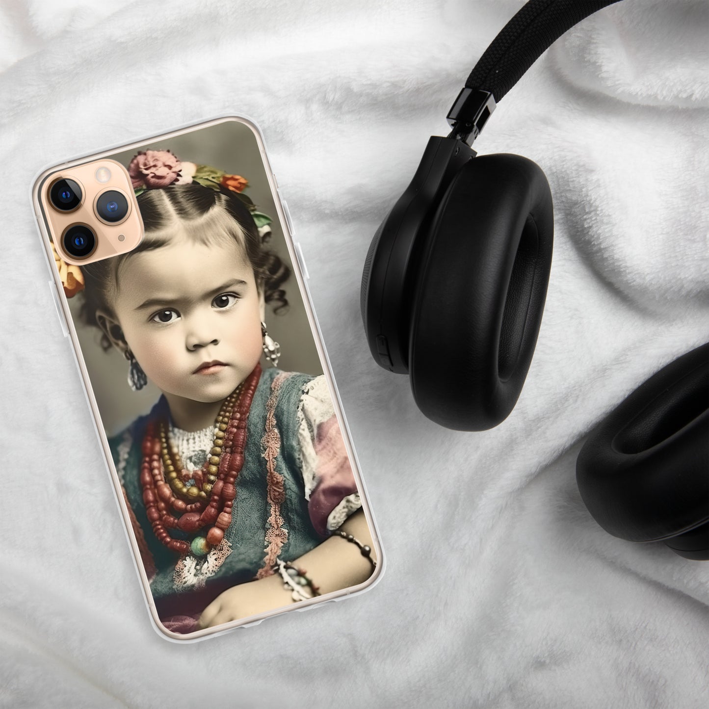 iPhone® Case / Clear Edition / Portrait Magdalena Frida VIII