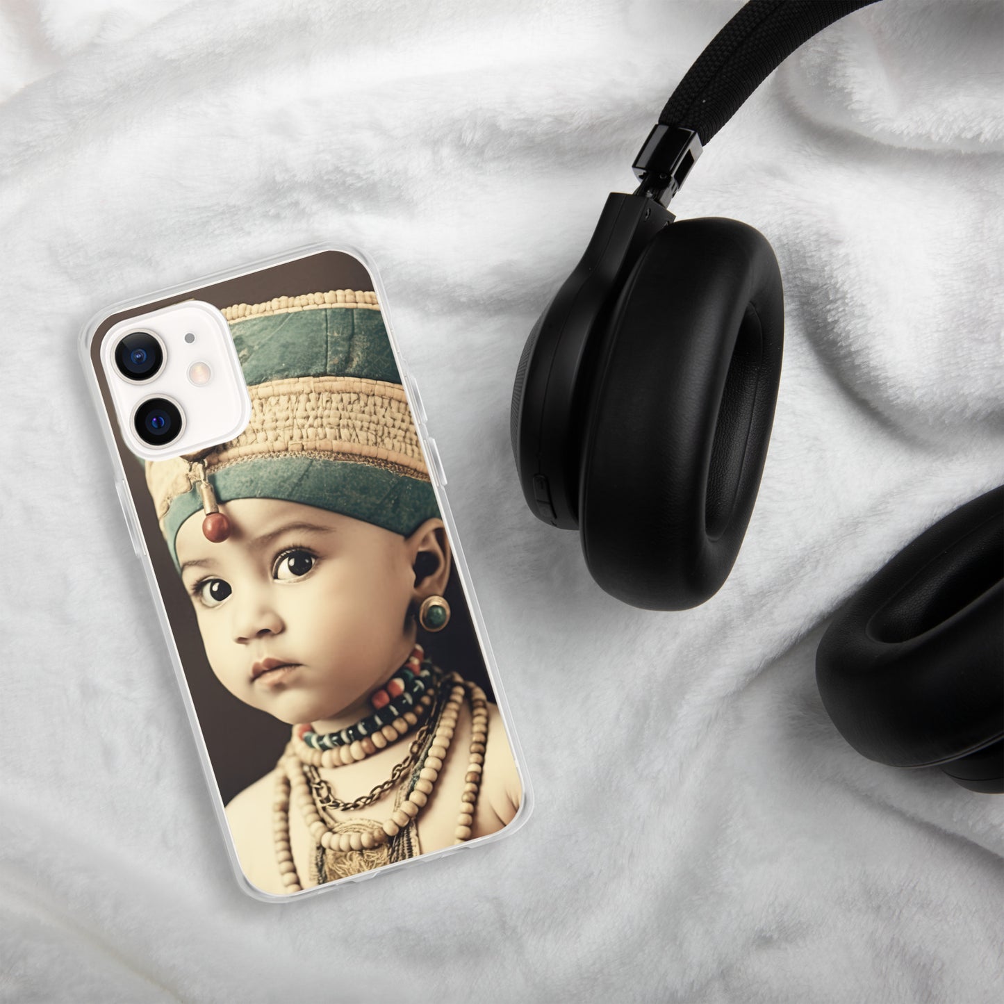 iPhone® Case / Clear Edition / Portrait Nefertiti Neferneferuaten I