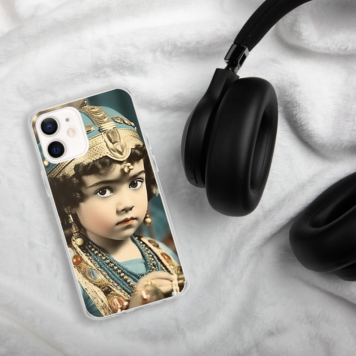 iPhone® Case / Clear Edition / Portrait Cleopatra Philopator II