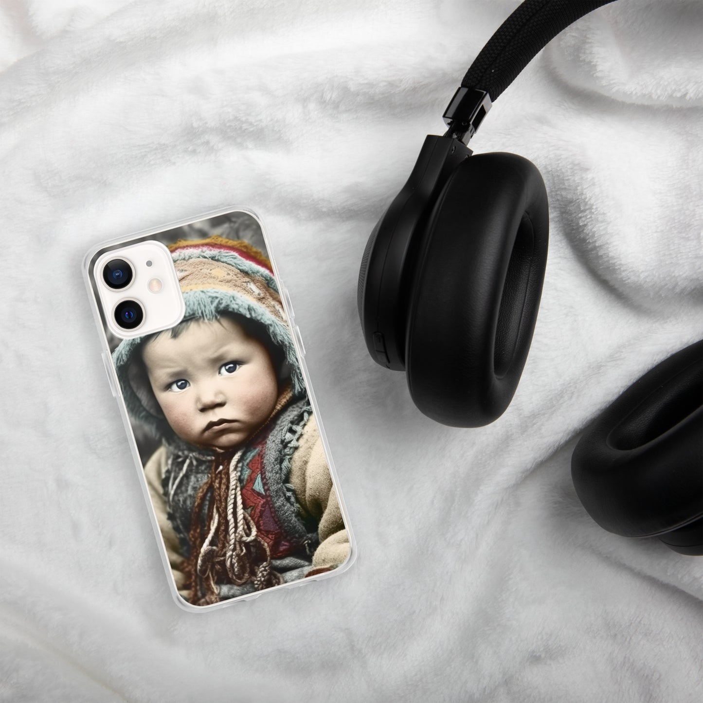 iPhone® Case / Clear Edition / Portrait Koelbjerg Child I