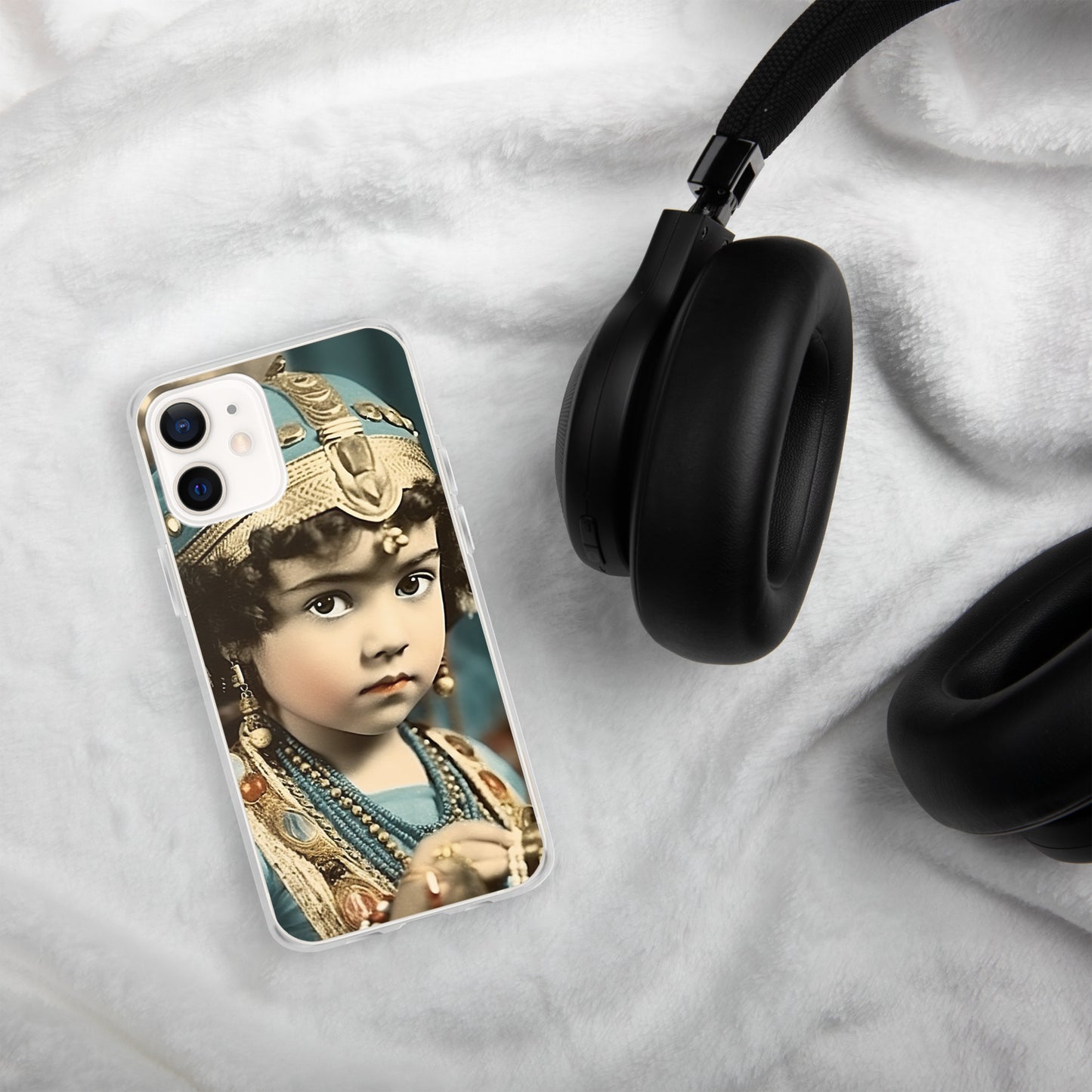 iPhone® Case / Clear Edition / Portrait Cleopatra Philopator II