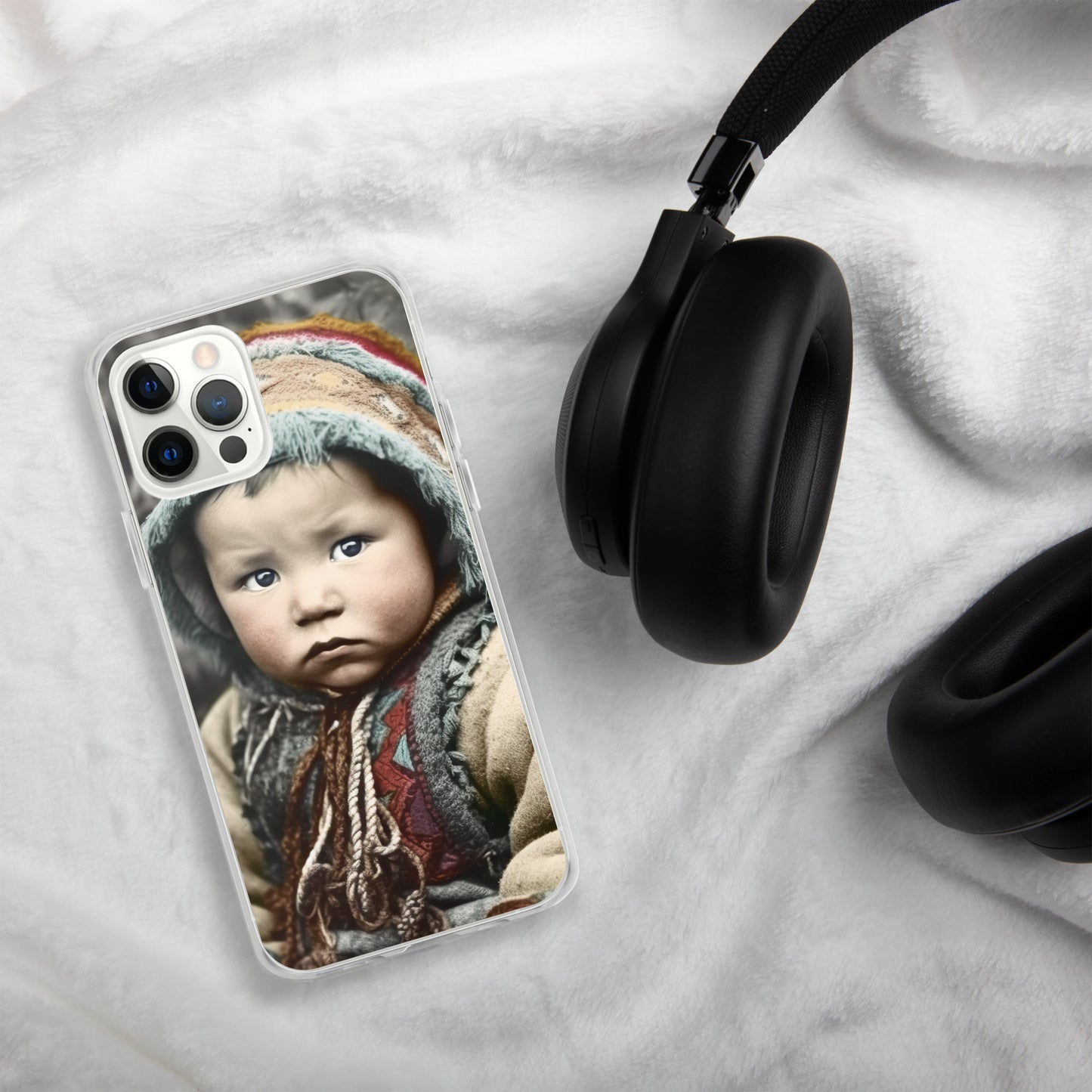 iPhone® Case / Clear Edition / Portrait Koelbjerg Child I