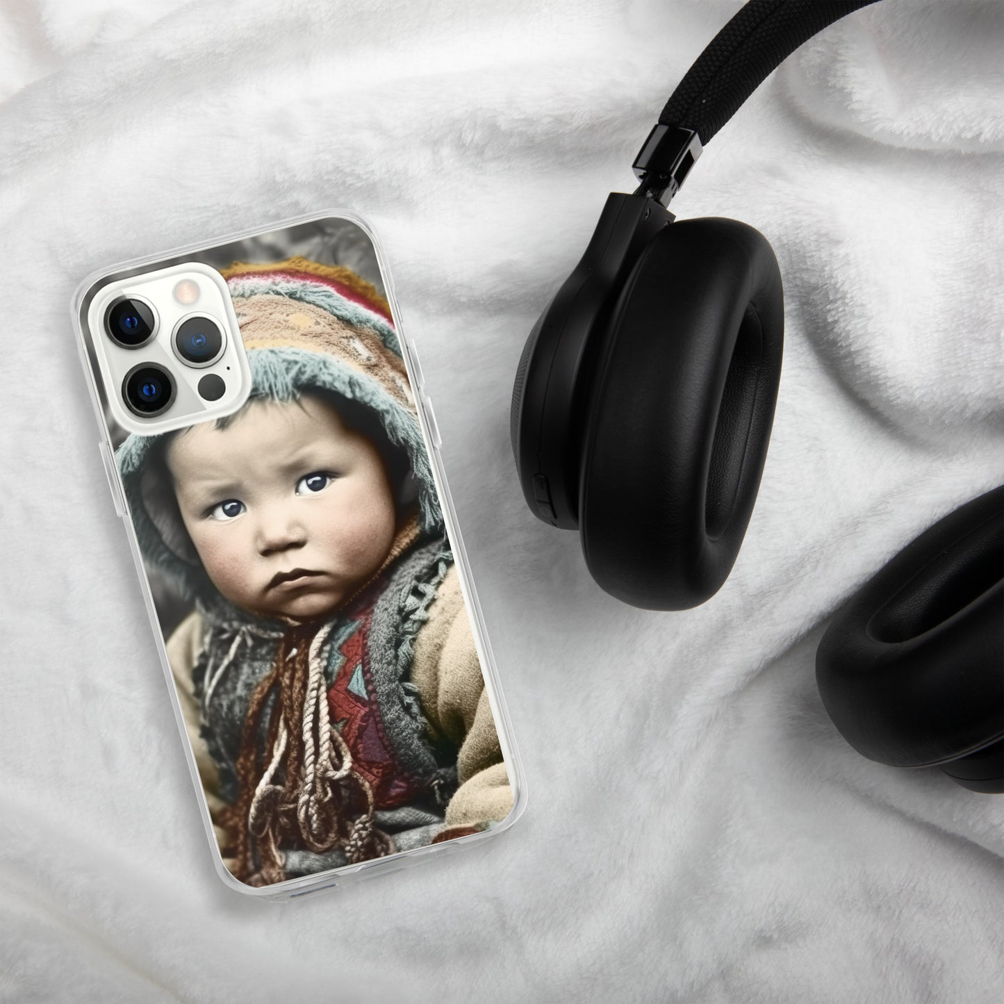 iPhone® Case / Clear Edition / Portrait Koelbjerg Child I