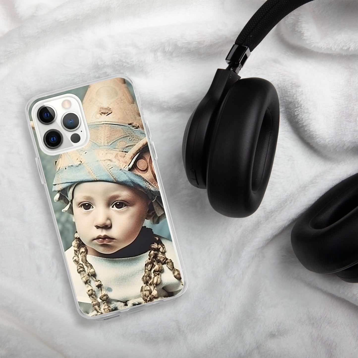 iPhone® Case / Clear Edition / Portrait Akhenaten Amenhotep II